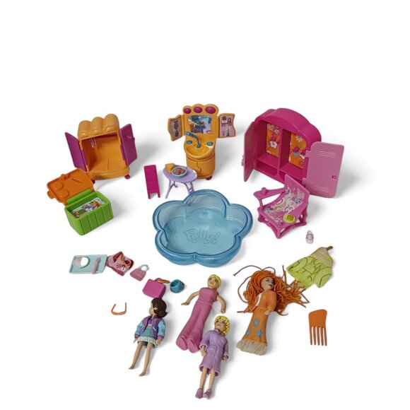 Assorted Y2K Polly Pocket and Others Dolls and Furniture Toy Lot - Picture 4 of 12
